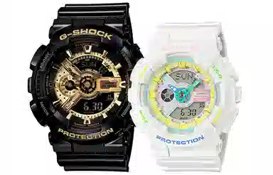 Casio G-Shock & Baby-G BA-110TM-7APR+GA-110GB-1APR