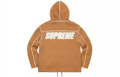 Supreme FW21 Faux Shearling Hooded Jacket
