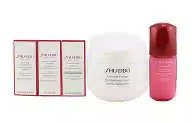 资生堂 水凝亮泽乳霜套装 补水保湿