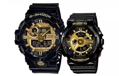 CASIO G-SHOCK GA-710GB-1APR + BABY-G BA-110-1APR