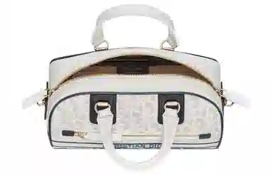 DIOR Vibe Bowling Bag White Blue