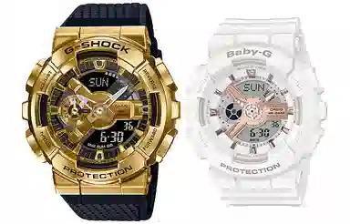 CASIO G-SHOCK BABY-G GM-110G-1A9+BA-110RG-7AER