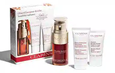 娇韵诗 双萃精华洁面乳美颜霜套盒 清洁保湿