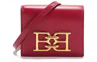 Bally Classic Leather Mini Bag Red