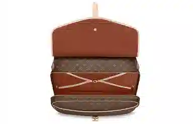 Louis Vuitton Monogram Carved Hunting Bag Brown