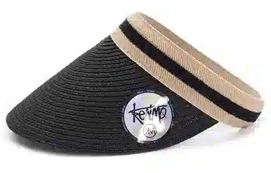 肯默 拉菲草空顶遮阳帽防晒帽太阳帽子 简约时尚 男女通用 多色可选