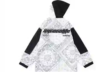 XXGOGO Paisley Patchwork Hooded Jacket