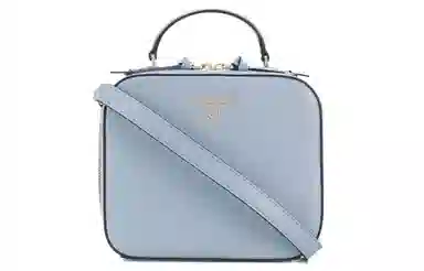 MICHAEL KORS Jet Set Medium Logo Tote Light Blue