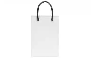 Balenciaga Logo Tote Bag White