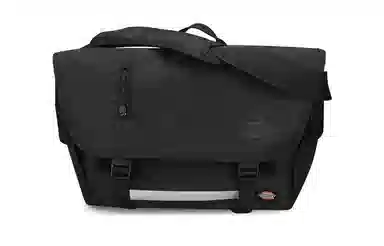 Dickies 3M Reflective Logo Messenger Bag Black
