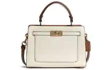 COACH Lane 20 Chalk拼Copper