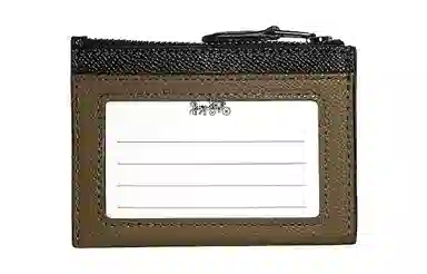 COACH Mini Id Skinny Olive