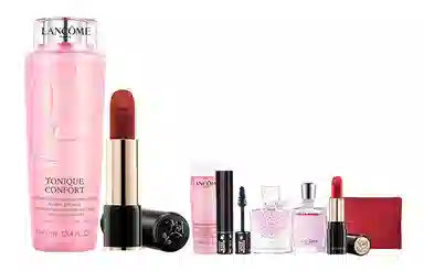 兰蔻 唇膏+粉水组合 提升气色