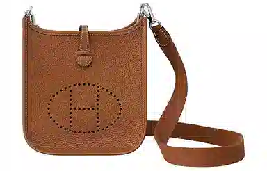 Hermes Mini Evelyne 16 Gold Brown