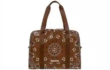 Supreme Week 8 Bandana Tarp Small Duffle Bag Tote