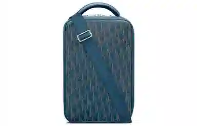 DIOR World Tour Shoulder Bag Navy Blue