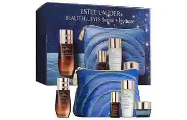 雅诗兰黛 小棕瓶眼精华日夜修护套装 保湿滋润