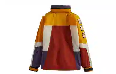 KITH SS22 Colorblock Hoodie Jacket Gold