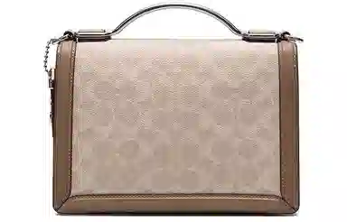 COACH Riley 22 Light Sand Brown