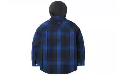 MLB Quilted Hooded Jacket Navy