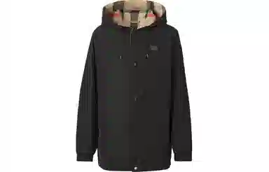 Burberry Classic Check Hooded Jacket Beige