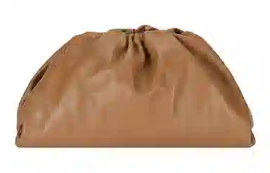 Bottega Veneta Cloud Clutch Caramel Brown