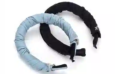 肯默 贝壳设计遮阳  发箍两用  帽身可折叠 涤纶 防晒帽 男女同款情侣款