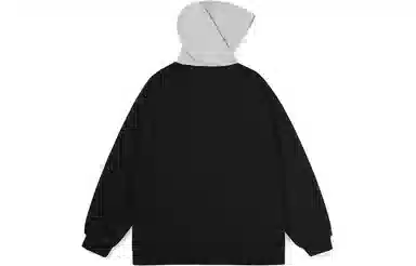 XXGOGO Colorblock Letter Print Hoodie Jacket