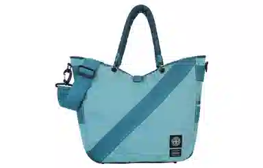 Stone Island Crossbody Tote Blue