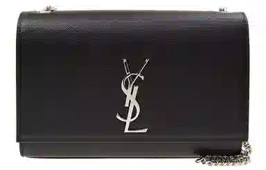 YSL Kate Medium Chain Bag Black