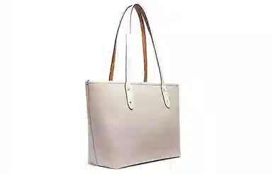 COACH City Zip Tote 30 White