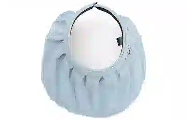 肯默 贝壳设计遮阳  发箍两用  帽身可折叠 涤纶 防晒帽 男女同款情侣款