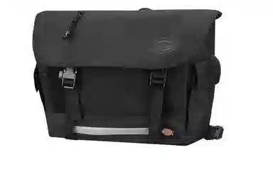 Dickies 3M Reflective Logo Messenger Bag Black
