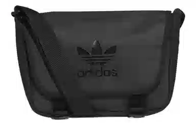 adidas Originals Large Logo TPU Messenger Bag Black