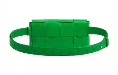 Bottega Veneta Cassette Belt Parakeet Green