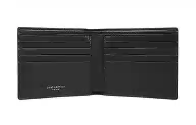 Saint Laurent YSL Crocodile Leather Wallet