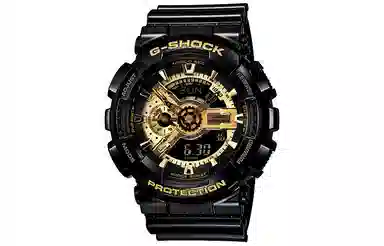 G-SHOCK GA-110GB-1A+GMA-S110MP-7A