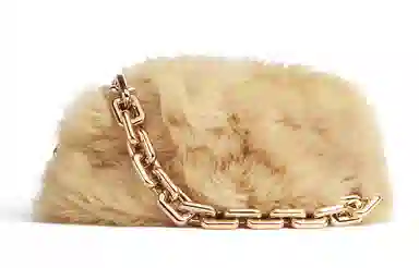 Bottega Veneta Chain Pouch Beige