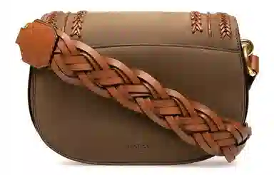 Bally Mini Leather Crossbody Bag Green