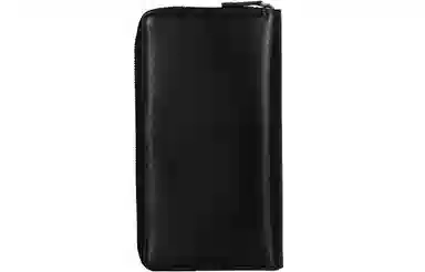 Montblanc Leather Zip Wallet Black