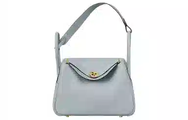 HERMES Lindy 26 Clemence 08 Bleu Pale