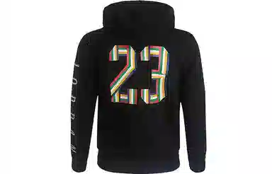 Jordan Logo Zip Hoodie Black
