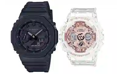 CASIO G-SHOCK GA-2100-1A1+GMA-S120SR-7AER