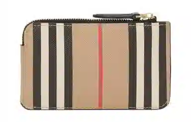 Burberry Vintage Classic Stripe Key Pouch
