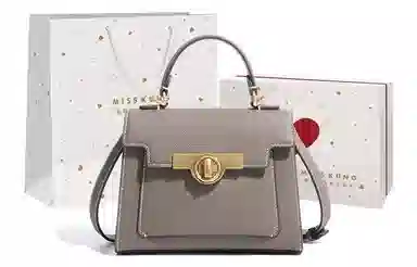 Miss Kung Kelly Bag Medium Elephant Grey