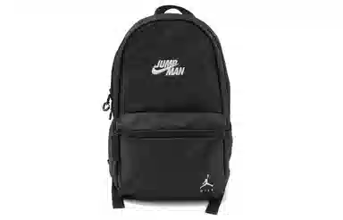 Jordan Logo Print Backpack Black