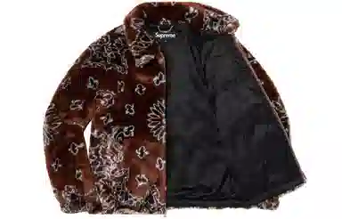 Supreme SS21 Week 1 Bandana Faux Fur Bomber Jacket