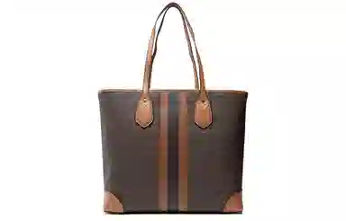 MICHAEL KORS MK Eva Logo Tote