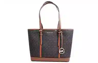MICHAEL KORS MK Jet Set Travel Logo Tote