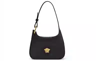 Versace La Medusa Hobo Bag Black